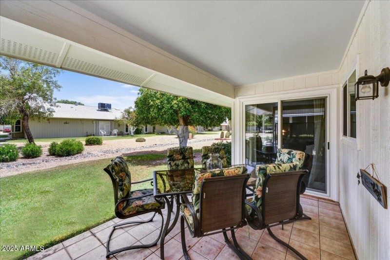 Covered Back Patio