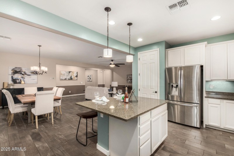 Kitchen to greatroom