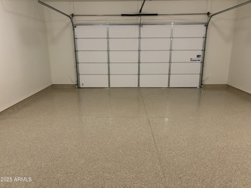 Garage with Epoxy Floor