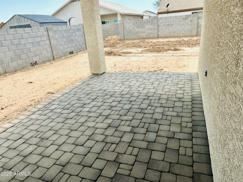 Back patio