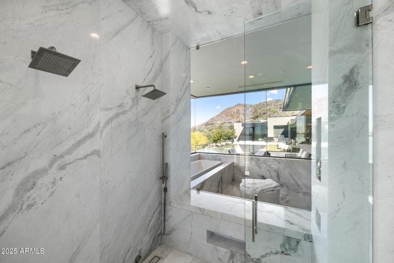 34-primary bathroom shower views of moun