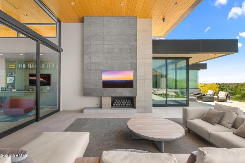 45-backyard patio and fireplace