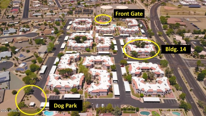 Dog Park. Front Gatejpg Bldg 14