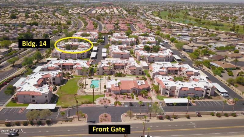 Front Gate from Front bldg 14