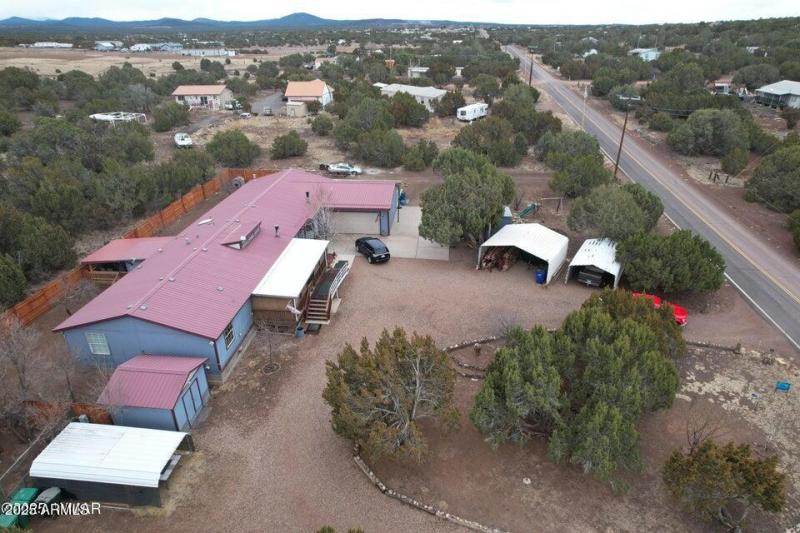 Side aerial view