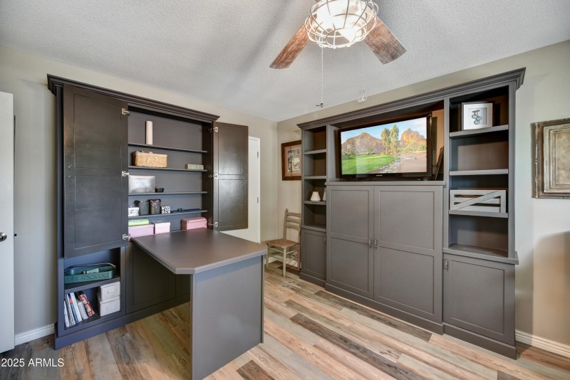 Craft Cabinet with open fold-out desk