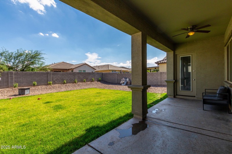 Covered Back Patio