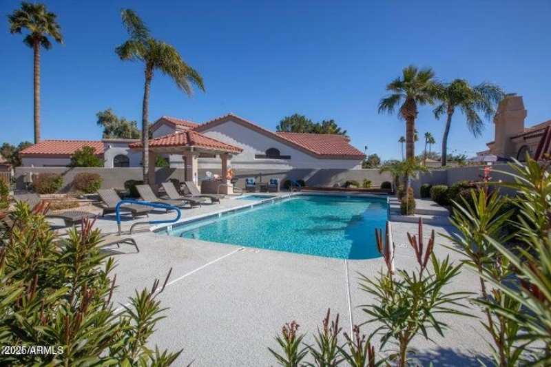 Pool with Lots of Space and Lounging