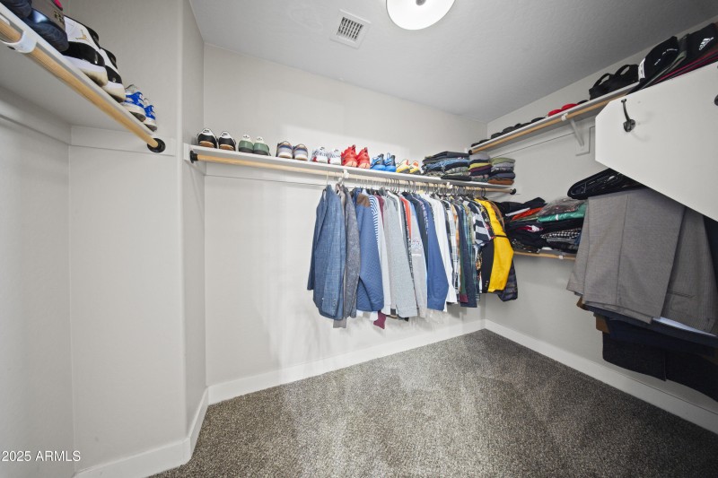 primary bedroom closet