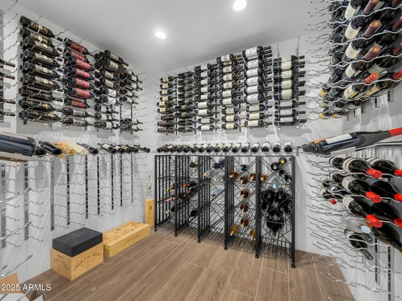 19temperature controlled wine room