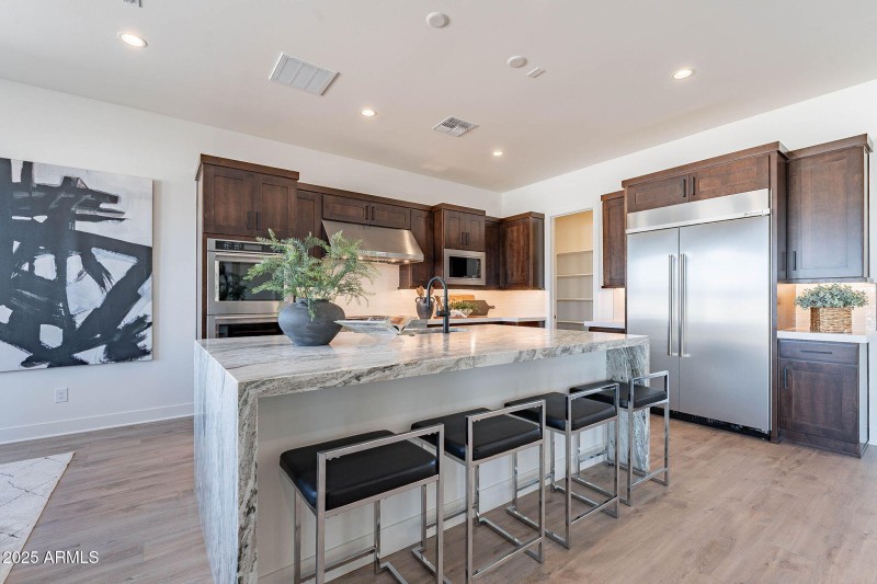 Lot 36 Encanto Kitchen showing fridge an