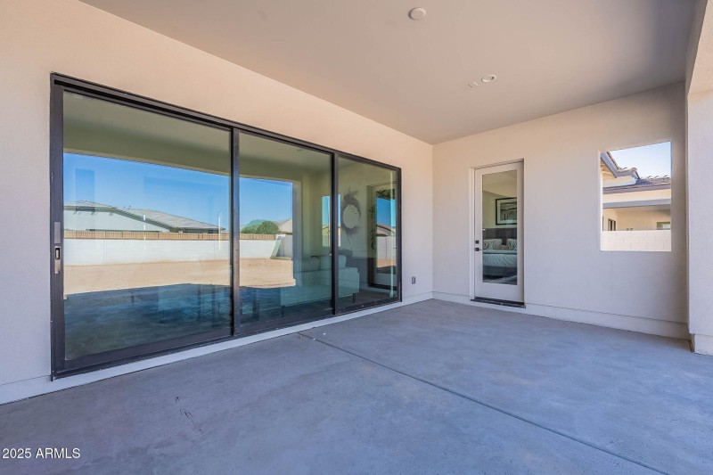 Lot 36 Encanto Rear covered patio featur