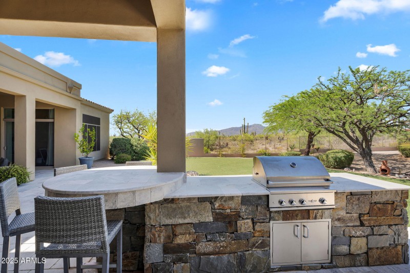 What a view to BBQ at!