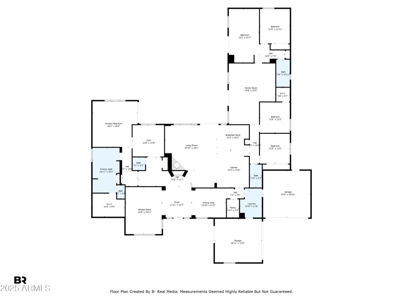 Main home floor plan