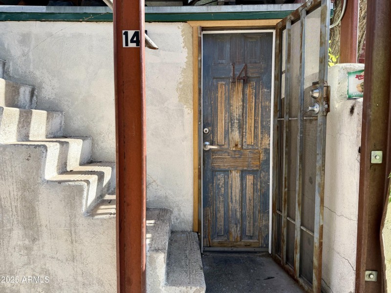 Café Kitchen Back Door