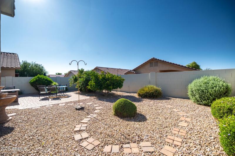 large back yard