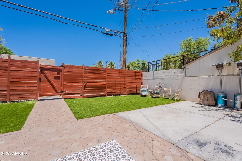Fenced Backyard