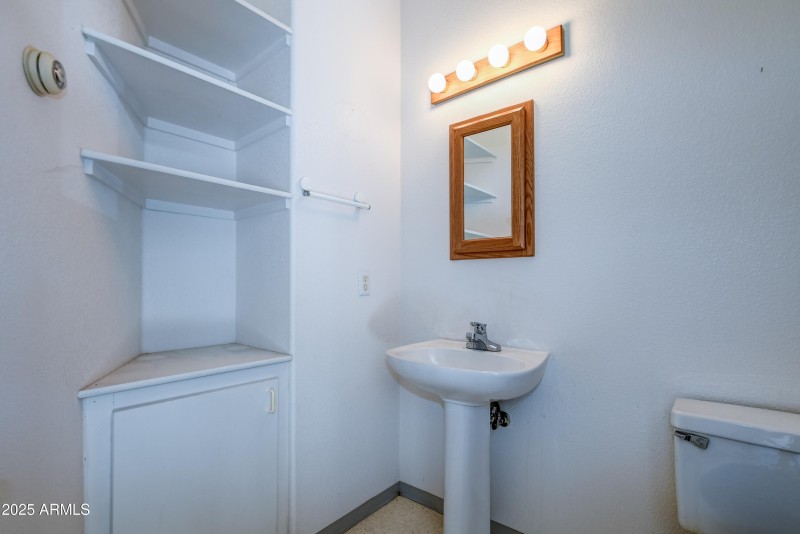 half bath in garage