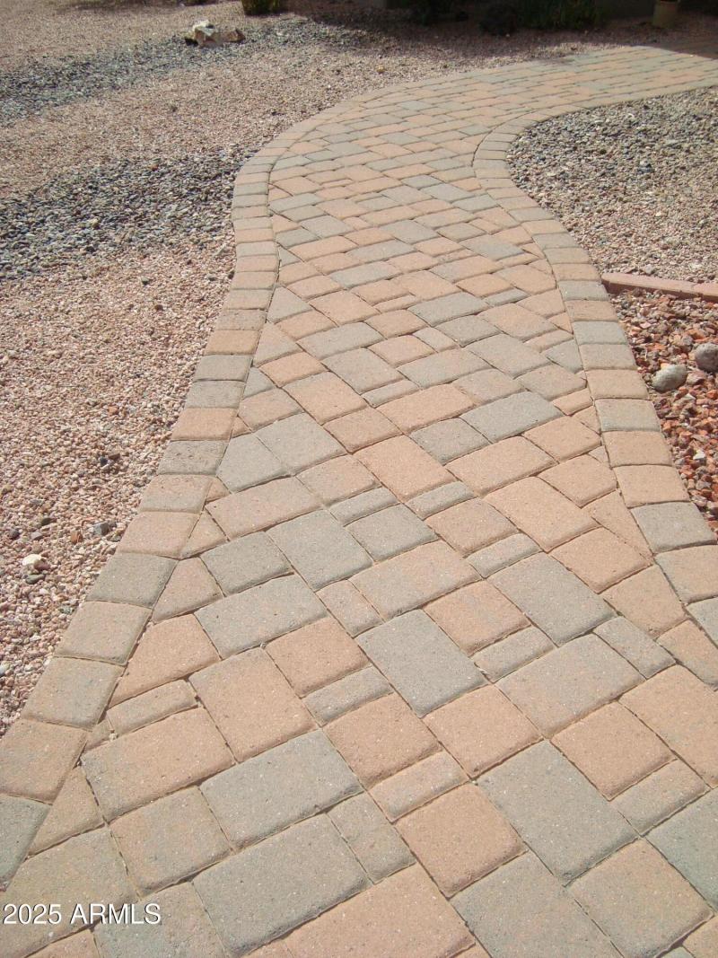 PAVERED PATH TO FRONT DOOR