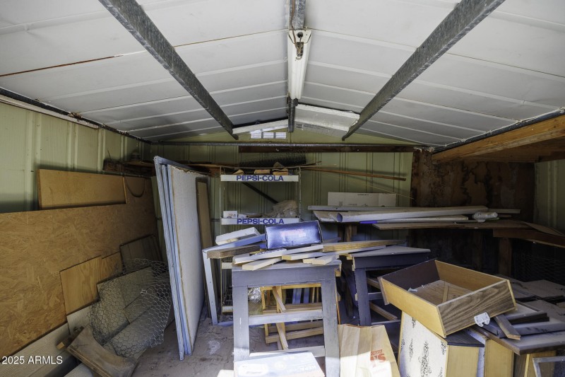 Back Shed Interior