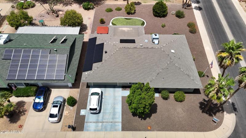 Arial Front View