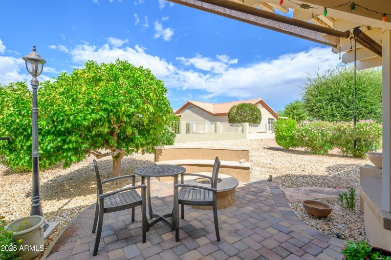 Quite Sitting Area + Gas Fire Pit