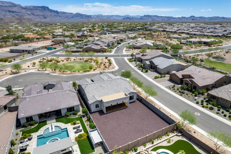 Aerial View of Backyard