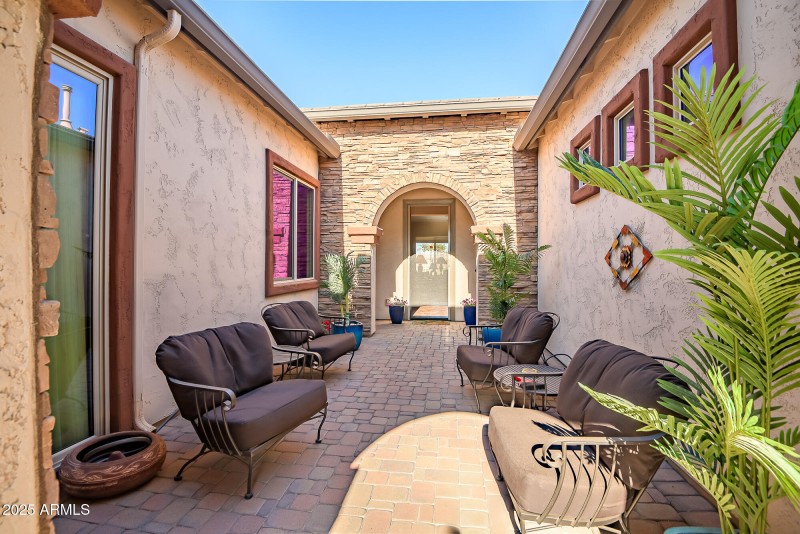 Front courtyard