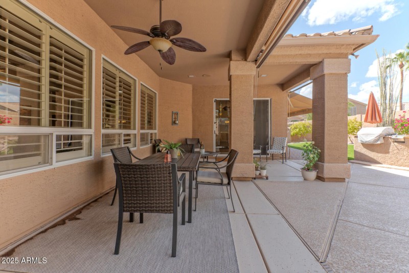 Covered Back Patio