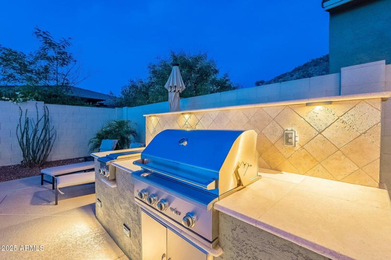 Built-in BBQ