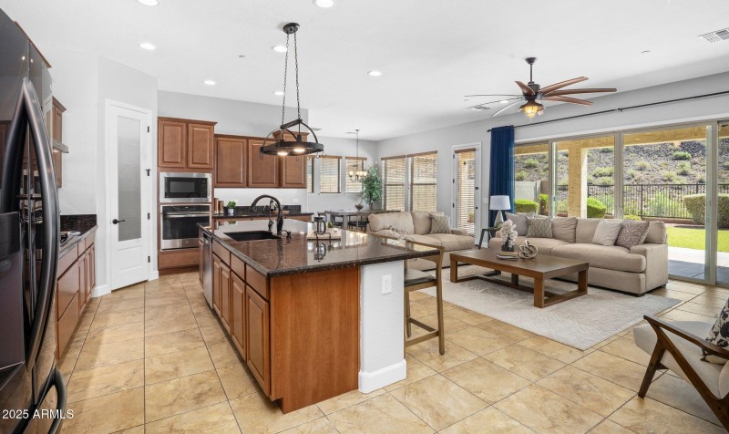 Open Kitchen Overlooking Views