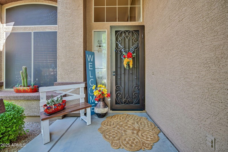 Welcoming entrance