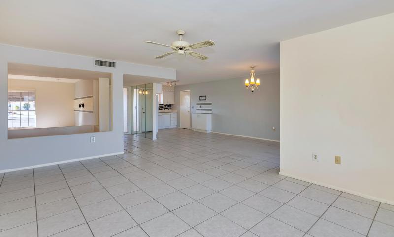View from Living Room towards kitchen