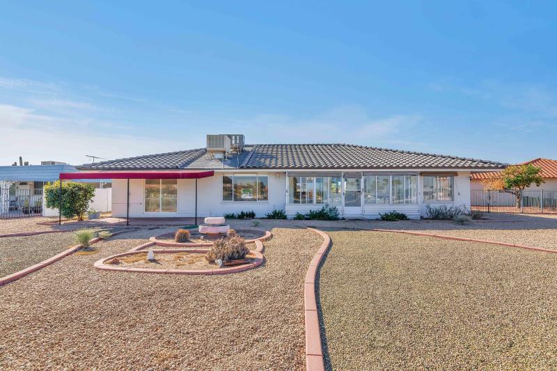 back of property view