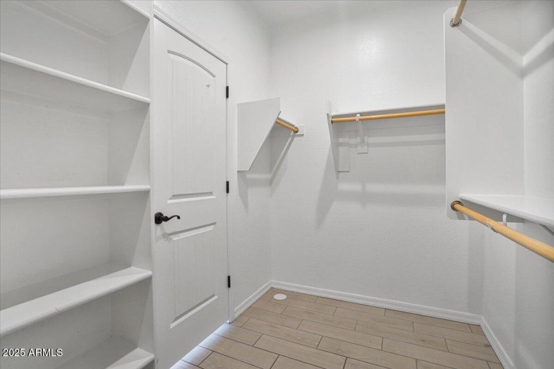 Primary walk-in closet
