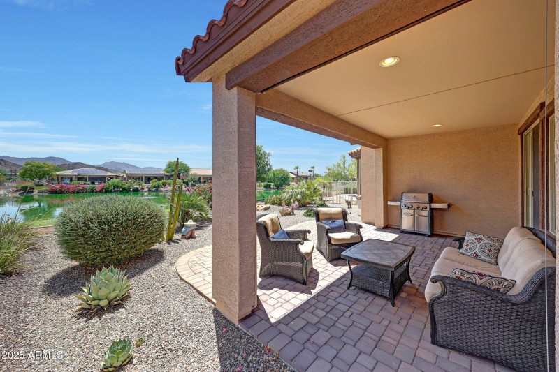 Covered Seating Area