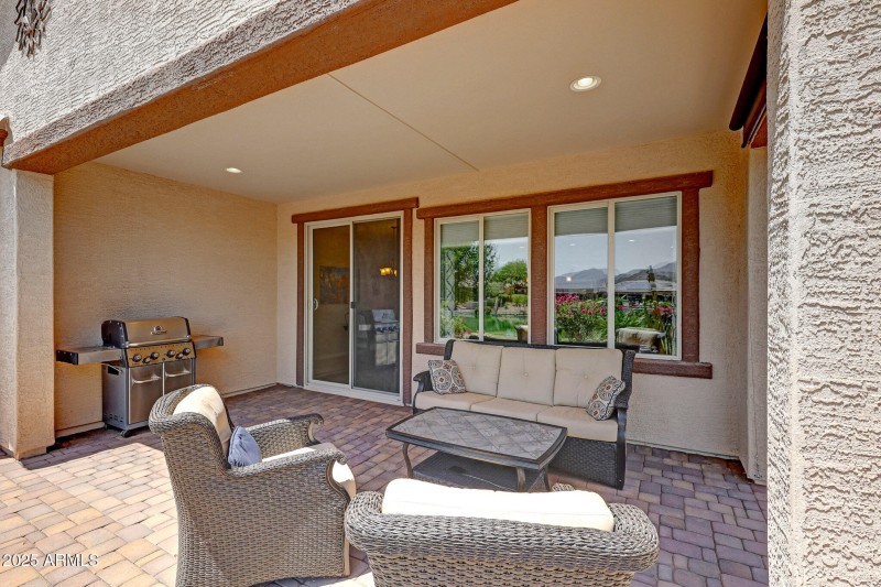 Covered Seating Area