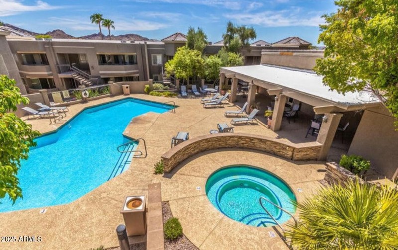 heated pool