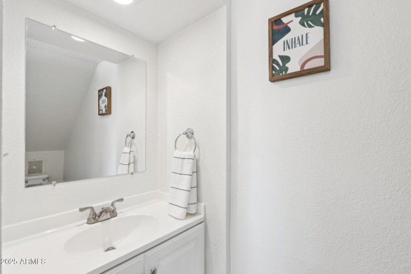 powder room downstairs
