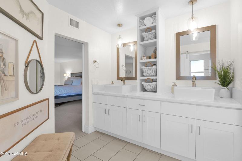 Roomy & bright Master bath