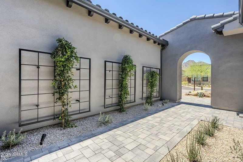Landscaped Front Entrance