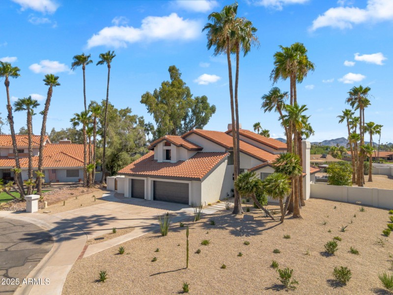 Aerial View of the House