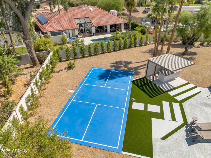 Aerial View of the House