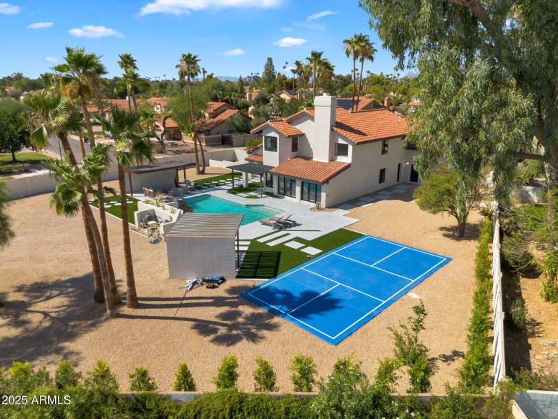Aerial View of the House