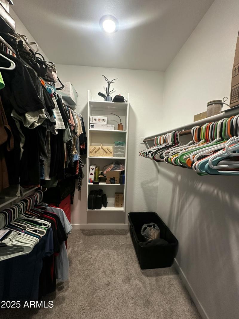 Primary walk-in closet