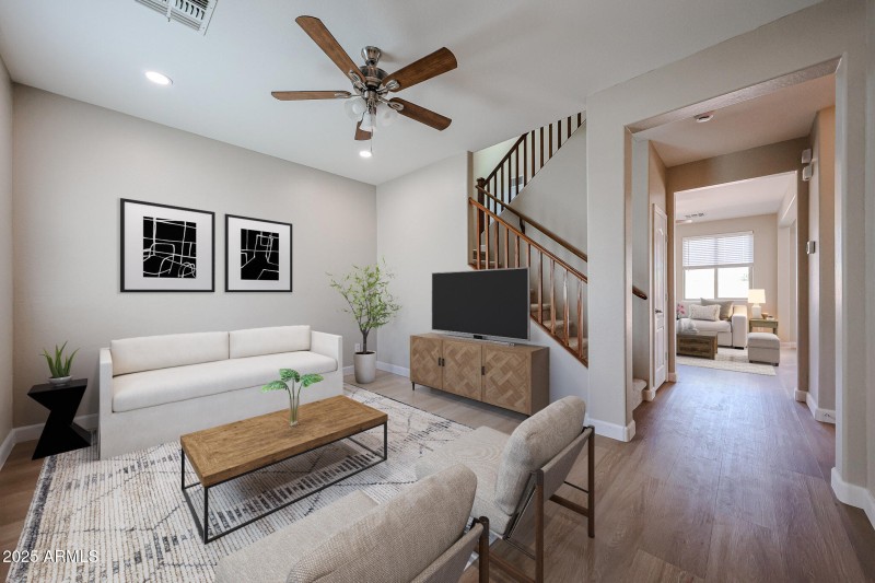 Family Room at Entry