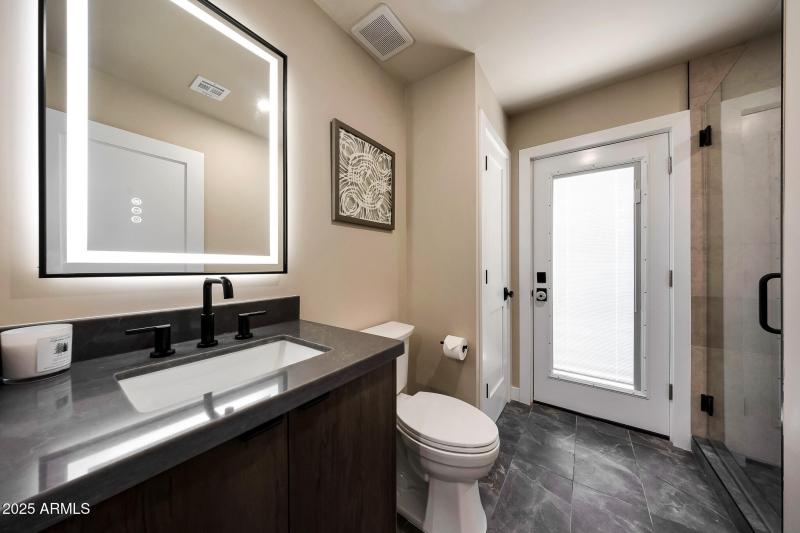 Guest bathroom down