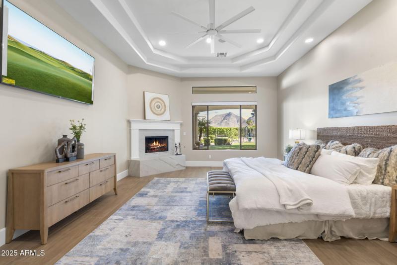 Primary has a fireplace