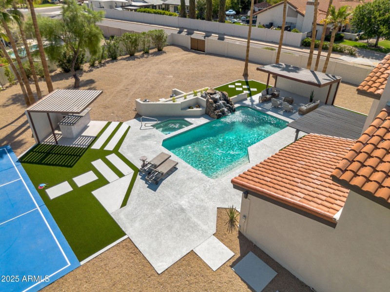 Aerial View of the House