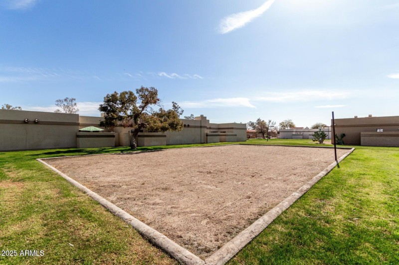 Sand Court & Walking Green Area